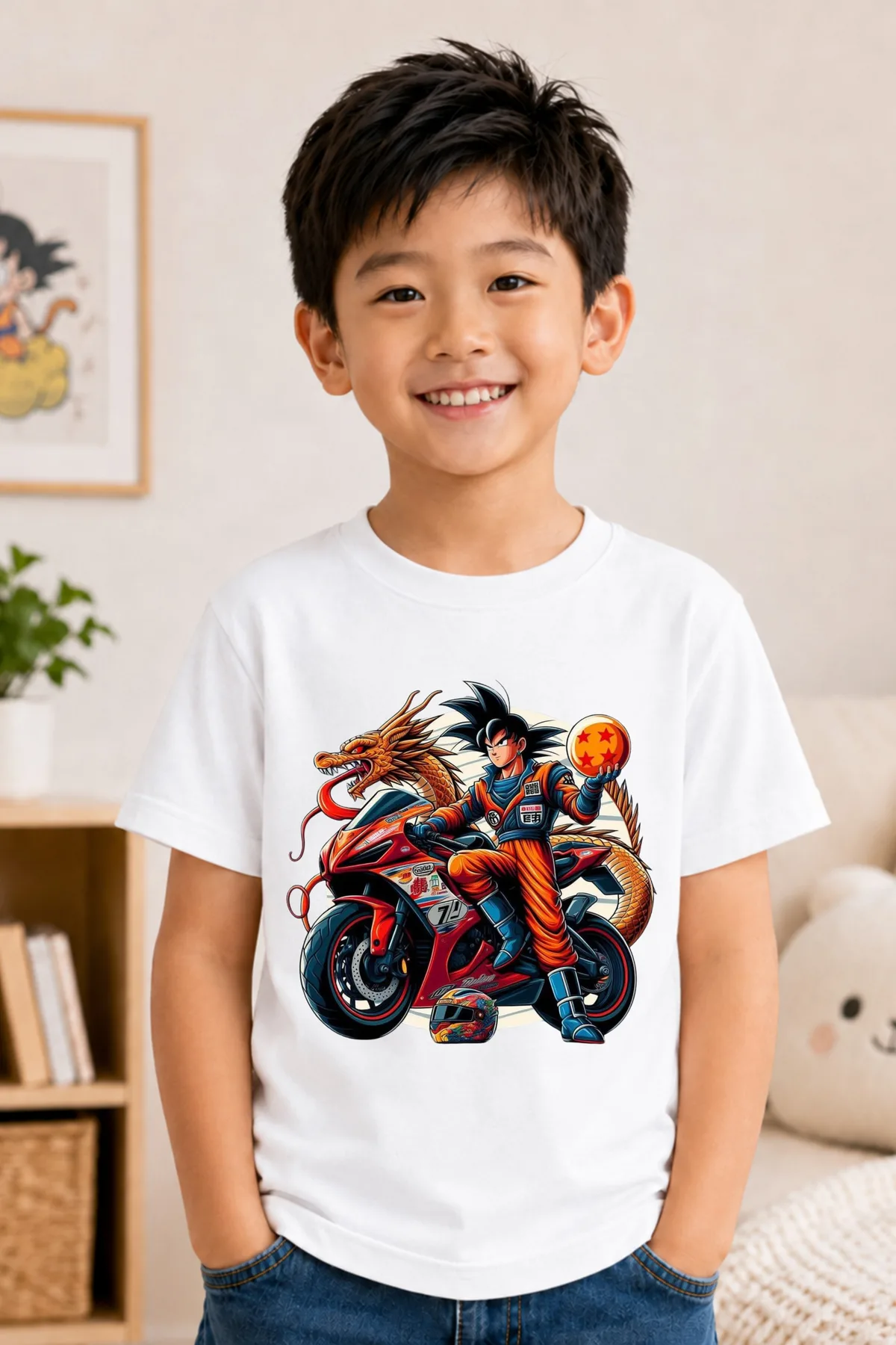 Camiseta Infantil Poder y Velocidad